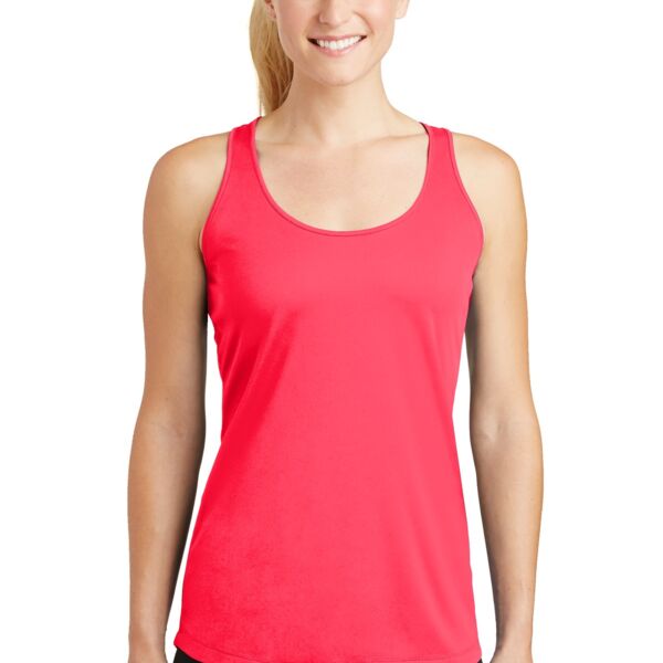 Ladies Racerback Poly Tank Thumbnail